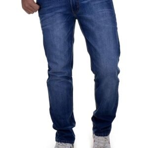 Urbano Fashion Men Mid Rise Slim Fit Washed Jeans Stretchable